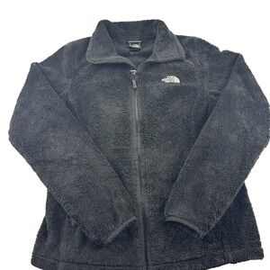 The‎ North Face Osito Fleece Jacket Women's S/P Black Fuzzy Comfy